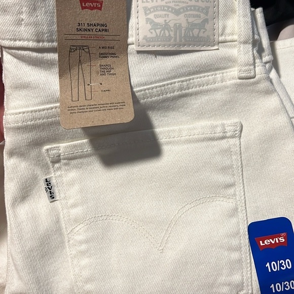 New Levi's 311 Shaping Skinny Capri Jeans Mid Rise - Picture 6 of 6
